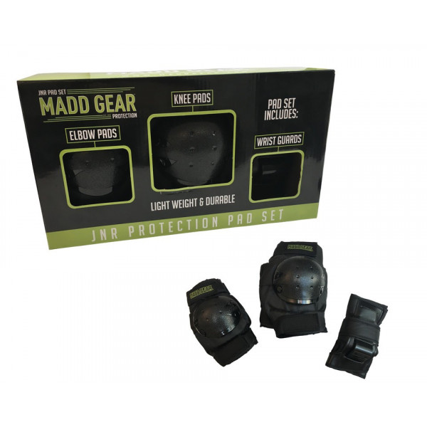 Madd Mgp Set Protecteurs Madd Gear Noir Taille L Junior