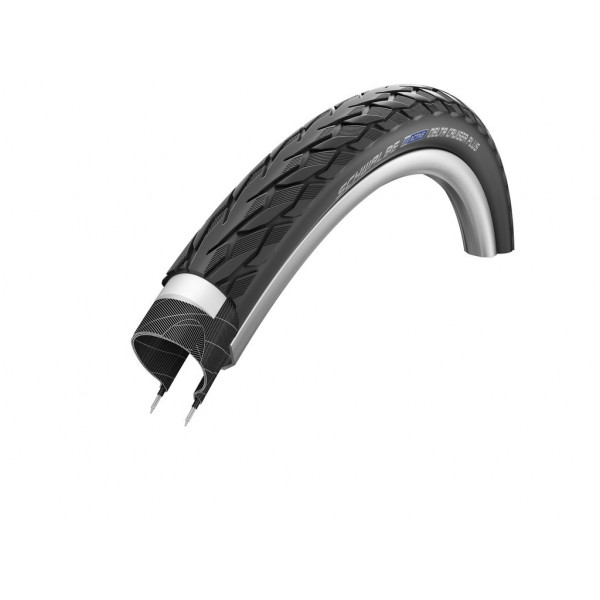 Schwalbe Cubierta Delta Cruiser Plus 24x1 3/8 Hs431 P-guard Twinskin Sbc Rigida Negro Refl.(37-540)