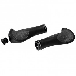 Ergotec Puños Mtb-atb Frisco 2 Silicona 140/140mm Por Par Negro/t.
