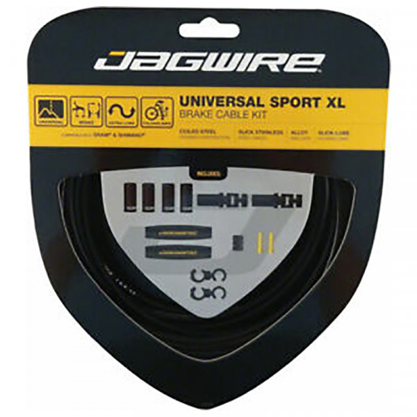 Jagwire Sport Xl Schakel- en remset (sram/shimano/campagnolo) Zwart