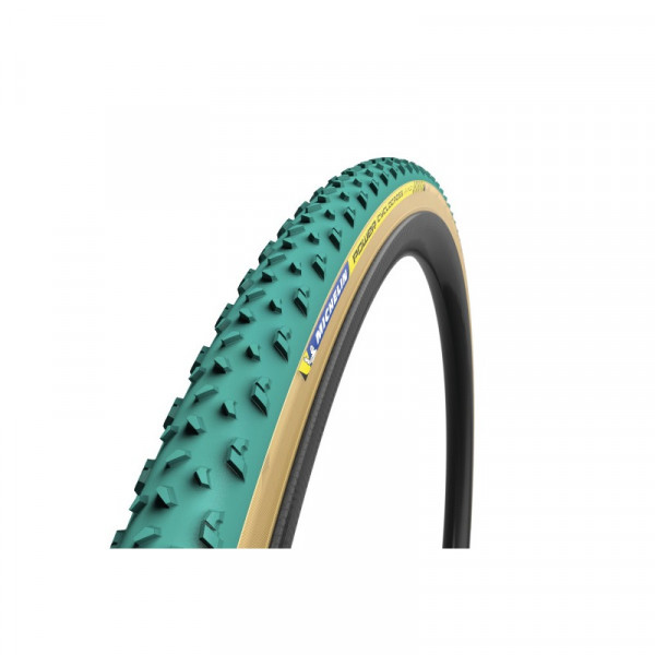 Michelin Tubular Power Cyclocross Mud 700x33 Racing Line Verde/beige 33-622
