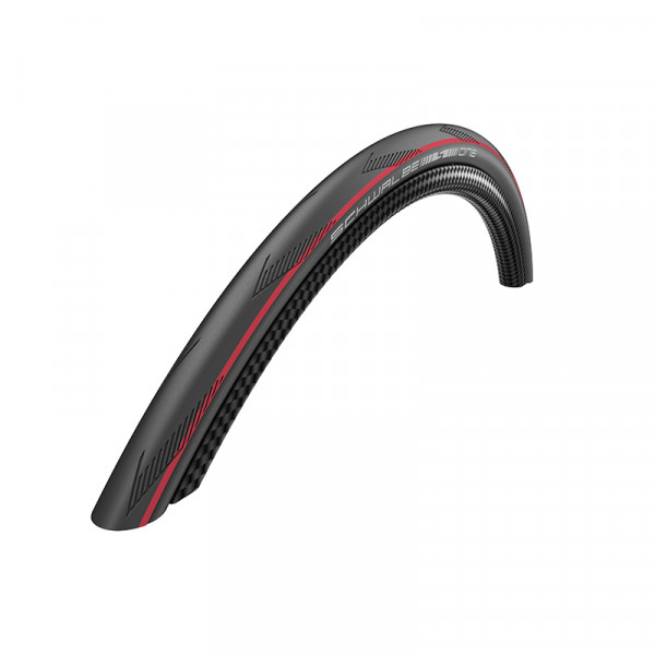 Schwalbe Cubierta One 700x25 Raceguard Hs464a Performance Line Plegable Negro/rojo 25-622