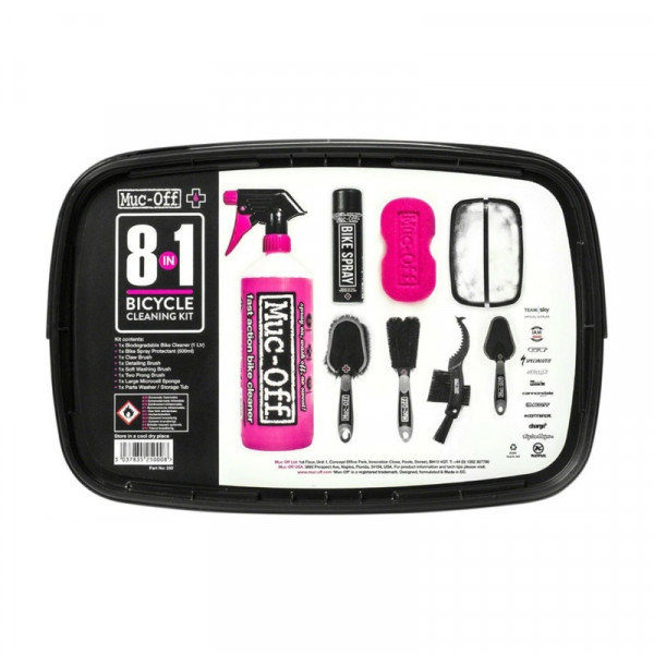 Kit de limpeza Muc-off 8 em um