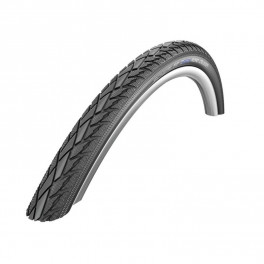 Schwalbe Cubierta Road Cruiser 22x1.75 Hs377 K-guard Twinskin Sbc Rigida Negro Reflectante 47-457