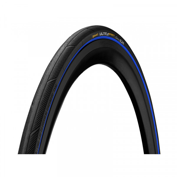 Pneu Continental Ultra Sport 3 700 x 25 dobrável (preto/azul)