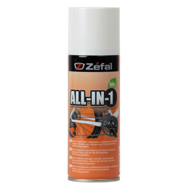 Zefal Spray ontvetter/reiniger/smeermiddel 150 Ml (alles-in-1)