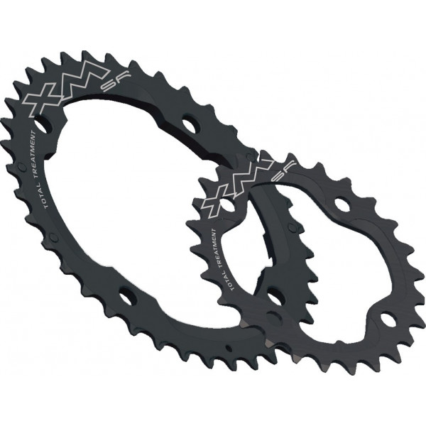 Miche Plateau Vtt Xm Tt Sr 10v.exterieur 4 Bras 120/80 Bcd Noir 40 Dents