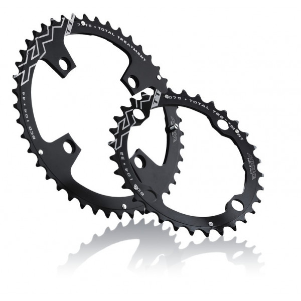 Miche Plato Mtb Xm Tt 9v.exterior 4 Brazos 104/64 Bcd Negro 42d