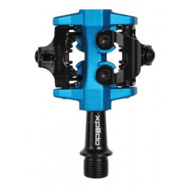 Xpedo Pedales Automaticos Clipless Cxr Compatible Con Spd Cyclocross 9/16"negro/azul