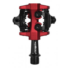 Xpedo Pedales Automaticos Clipless Cxr Compatible Con Spd Cyclocross 9/16"negro/rojo