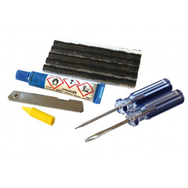Fasi Tubeless Repair Weldtite Wicks Kit (5 pavios + cola) com ferramentas