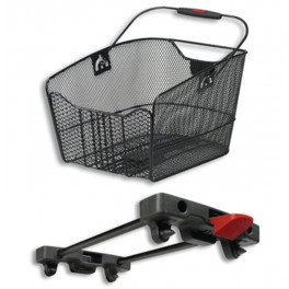 Klick-fix Panier Arrière Klickfix Citymax Maille étroite Pour Racktime