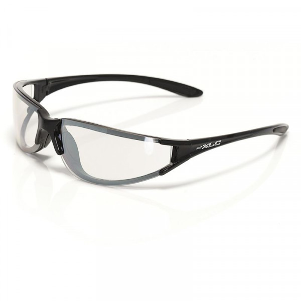 Óculos Xlc Sg-c04 La Gomera armação preta brilhante vidro transparente