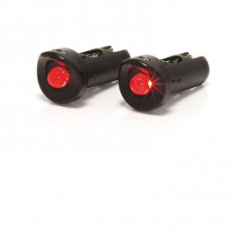 Xlc Cl-s06 Set Mini Linternas Led Roja Para Manillar Carretera