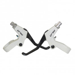 Xlc Bl-v01 Par De Manetas Blanco/negro Aluminio Para Rapid Fire/vbrake