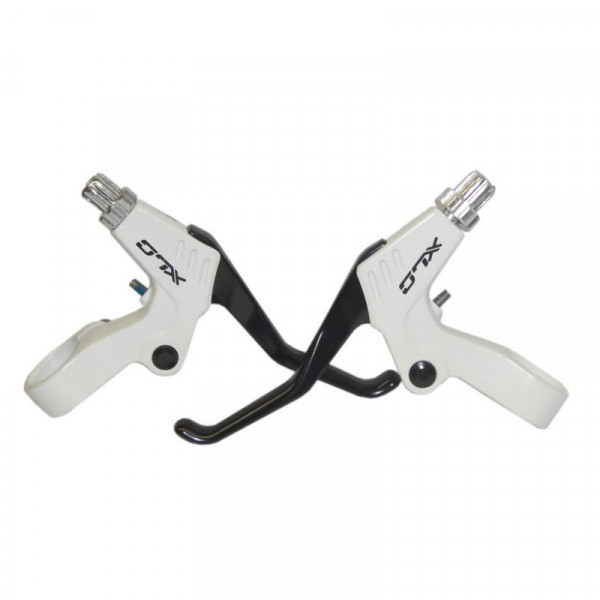 Xlc Bl-v01 Par De Manetas Blanco/negro Aluminio Para Rapid Fire/vbrake