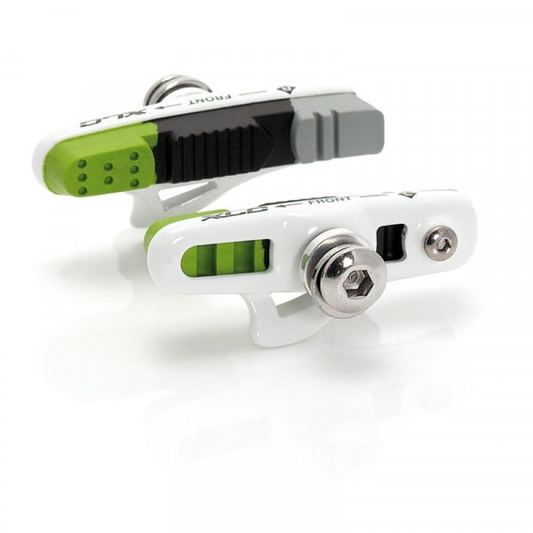 Xlc Bs-r05 Kit 4 Zapatas Cartridge Carretera 55 Mm Blanco/verde/gris/negro
