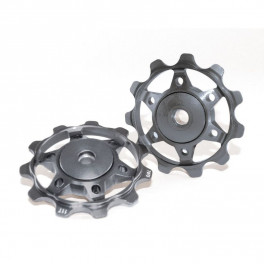 Xlc Pu-a02 Juego De Ruletas Aluminio Para Shimano 8/9/10/11v-campagnolo 9/10v Color Titanio