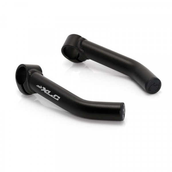 Xlc Be-a01 Acoples De Manillar Curvos Aluminio Negro Mate