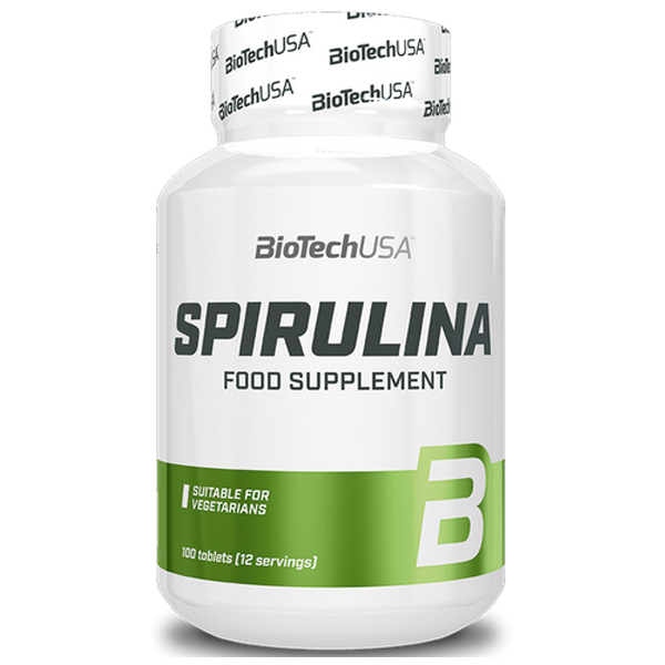 BioTech USA Spirulina 100 comprimidos