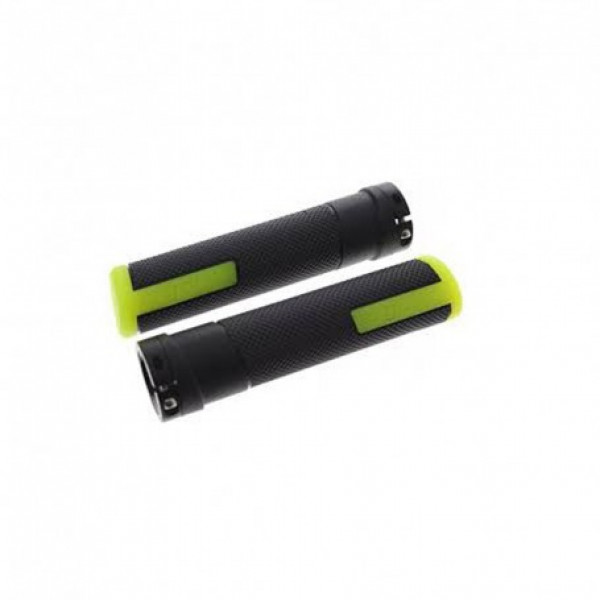 Ergotec Juego De Puños Porto Mtb Kraton/aluminio 130/130 Negro/amarillo