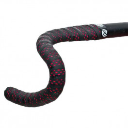 Bike Ribbon Juego De Cinta Drops Perforado Negro/rojo