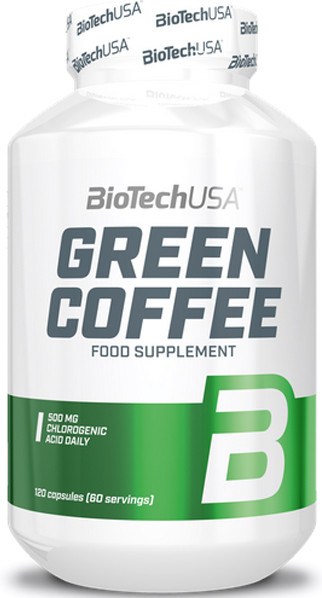 Biotechusa Green Coffee | Con Estratto Di Caffè Verde E Cromo | Supporta Il Metabolismo Normale E I Livelli Di Zucchero Nel Sangue, 120 Capsule-image