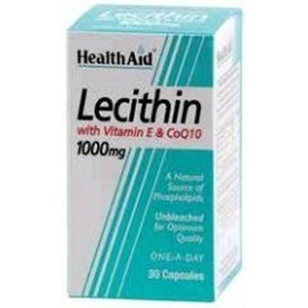 Health Aid Lecithin mit Vitamin E und Coq10 30 Kapseln