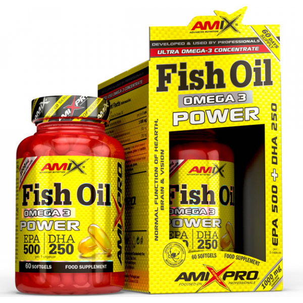 Amix Fischöl Omega 3 Power 60 Kapseln