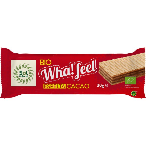 Solnatural Wha Feel Snack Epeautre Et Cacao Bio 1 x 30 gr