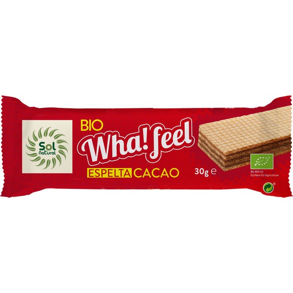 Solnatural Wha Feel Snack Spelt En Cacao Bio 1 x 30 gr