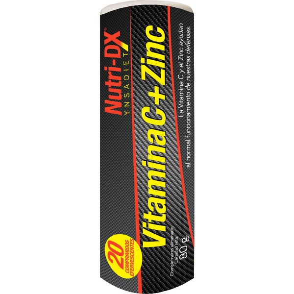 Ynsadiet Vitamine C + Zinc 20 Comp Effervescent