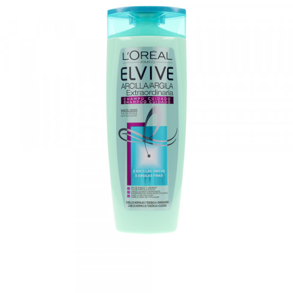 L\'oreal Elvive Extraordinary Clay Care Shampooing 285 Ml Femme