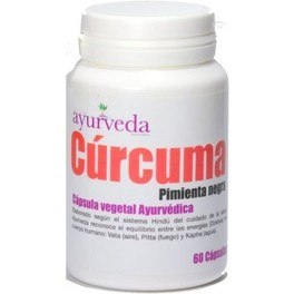 Ayurveda Curcumina Con Pimienta 60 Caps