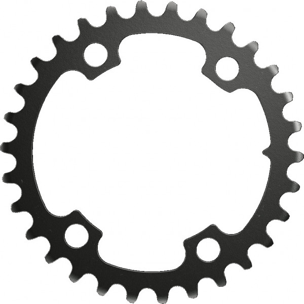 sram Platón Road Force Wide (Axs) 2x12 43T 94 BCD Grey Polar con placa de tapa