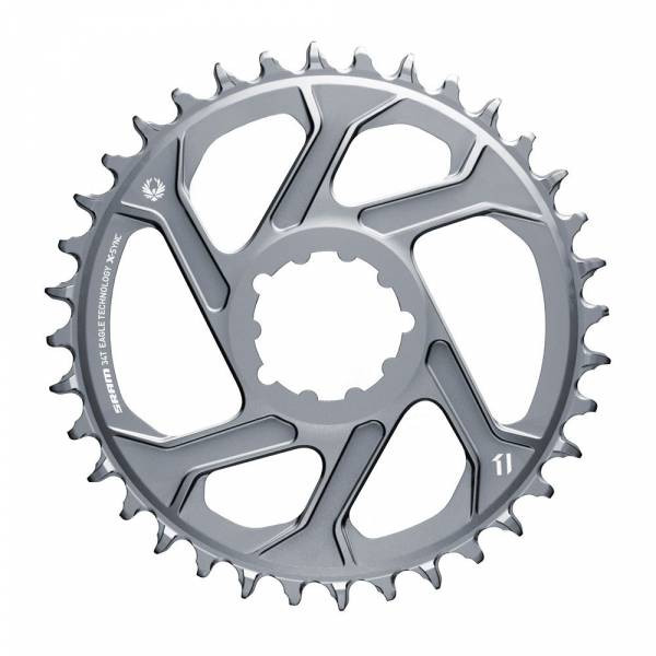 Sram Plato X-sync 2 12/11v Eagle 34d Dm 6mm Lunar / Polar Grey C1*