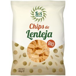 Chips di lenticchie biologiche Solnatural 65 G