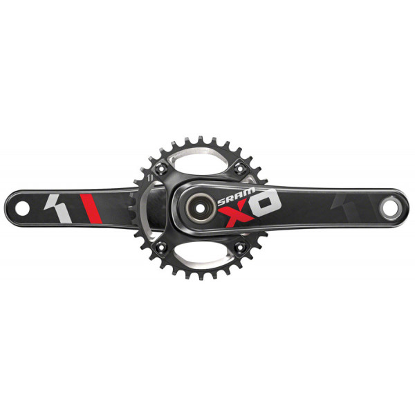 Sram Juego De Bielas Y Plato X01 Downhill Direct Mount Dub83 170mm 34 Dientes Rojo