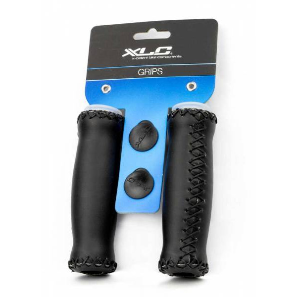 Xlc Gr-g24 Juego De Puños 125 Mm Retro De Cuero Negro