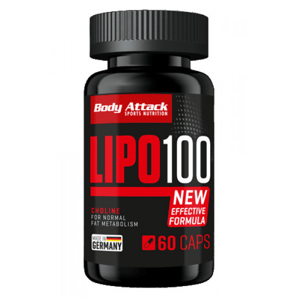 Body Attack Lipo 100 60 Caps.
