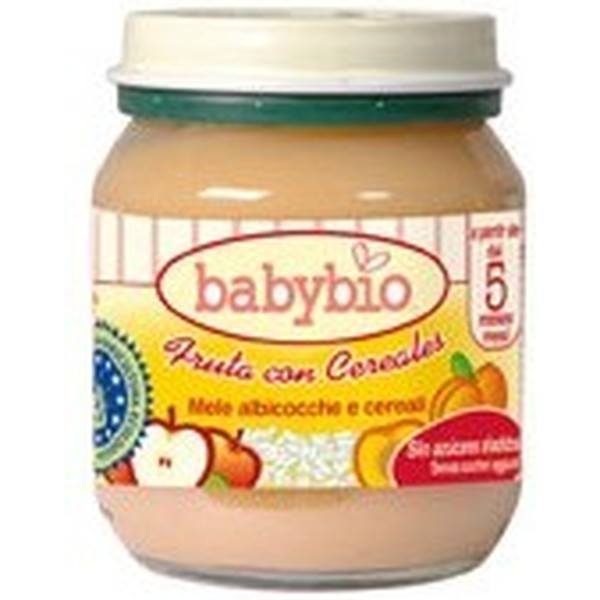 Babybio Potito Frutas Con Cerales 2 X 130 Gr