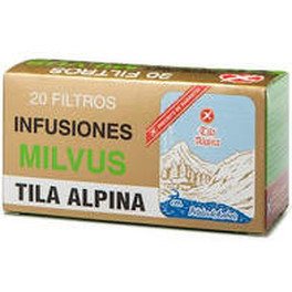 Milvus Tila Alpina 20 Filter mit Orangenblütenblättern