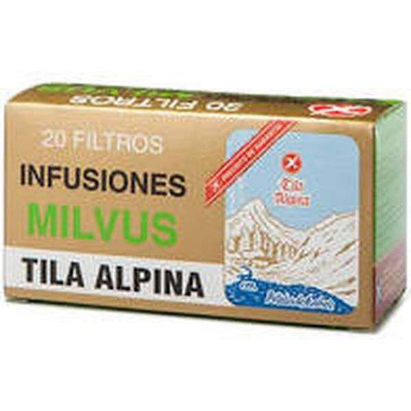 Milvus Tila Alpina 20 Filtri Con Petali Di Fiori D'Arancio