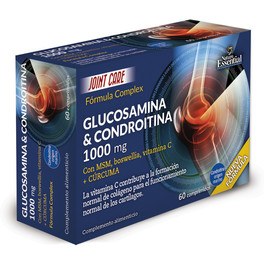 Nature Essential Glucosamine+chondroïtine+msm 1000 Mg 60 Comp Bliste