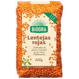 Lentilhas Vermelhas Biográ 500g Biogra Bio (Para Purês)