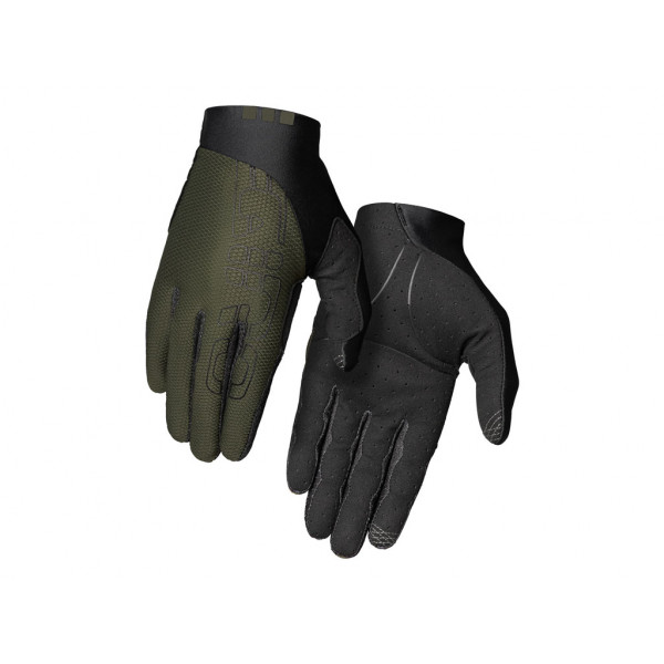 Guanti Giro Trixter Oliva/pelle di daino - Taglia XL