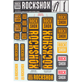 Rockshox Rec Kit Adhesivos Barra 35mm Ne01 Orange