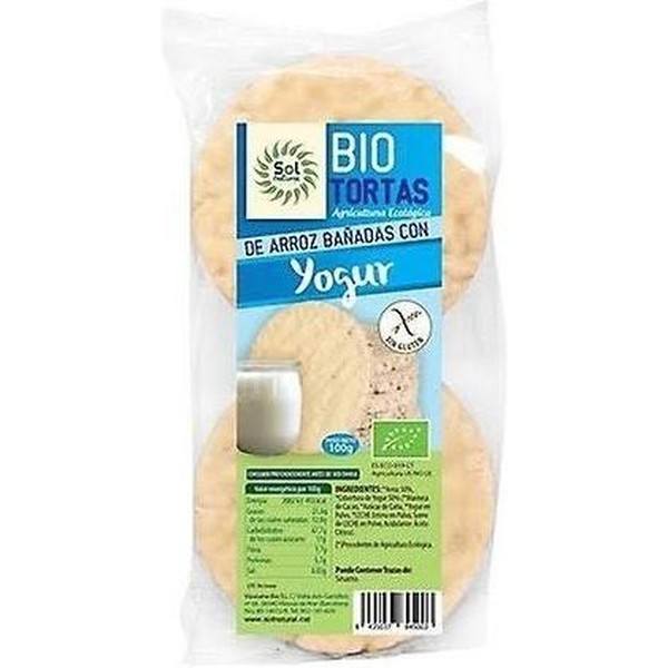 Solnatural Rijstwafels Met Natuurlijke Yoghurt Bio 100 G