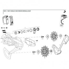SRAM Rec Protector Embrague Cambio X01 Eagle Axs