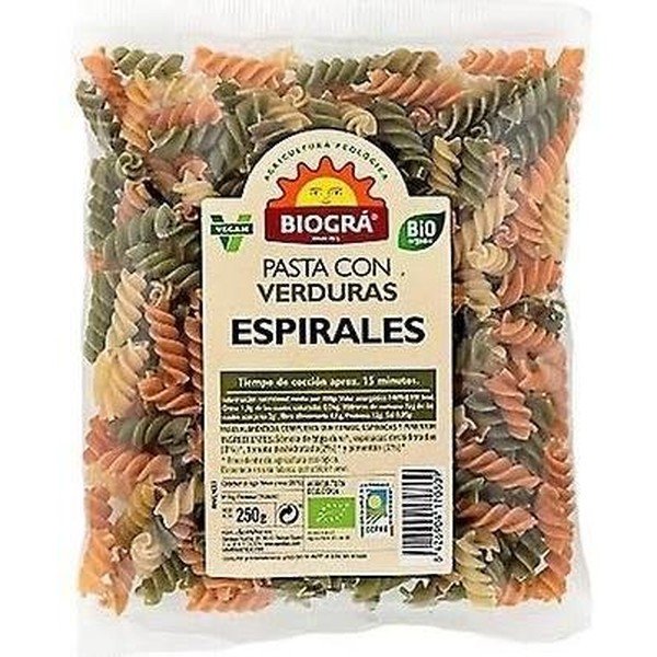 Biográ Espiral Con Verduras Biogra Bio Tricolor